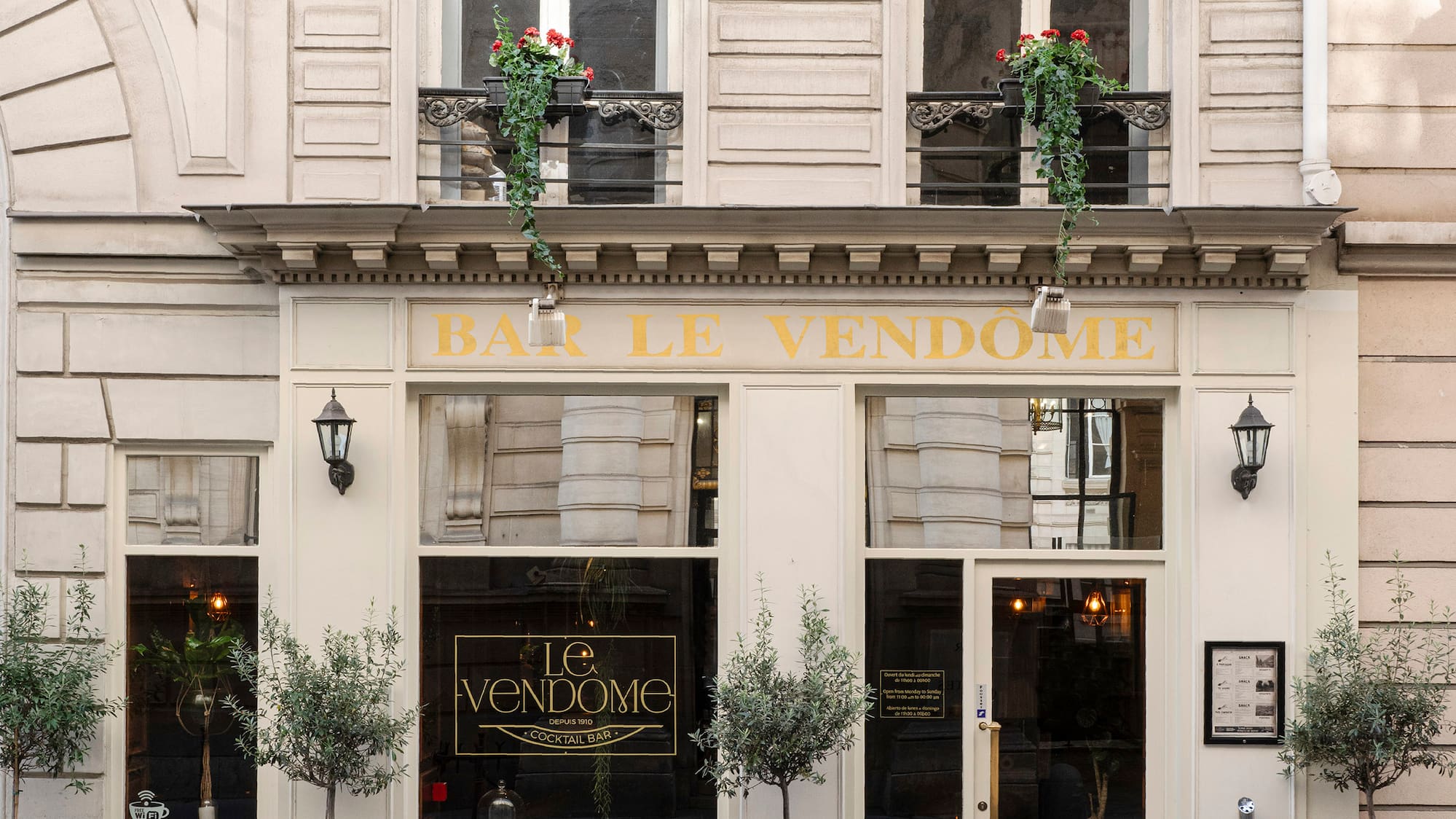 a building with a sign on the front