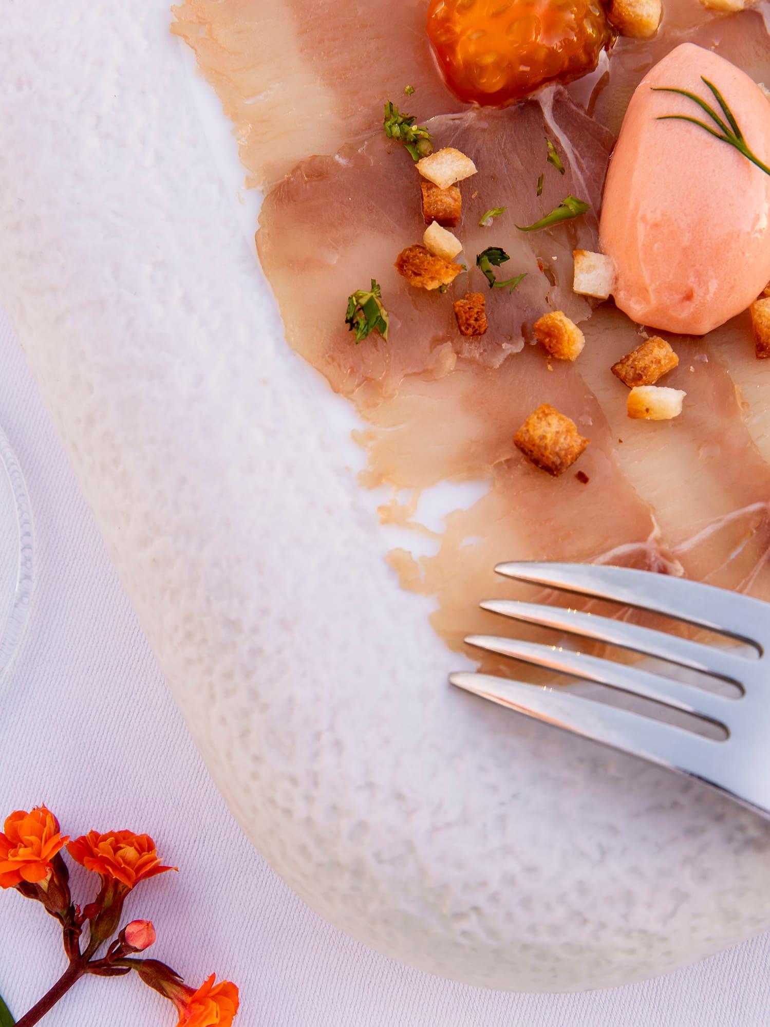 a fork and knife on a plate