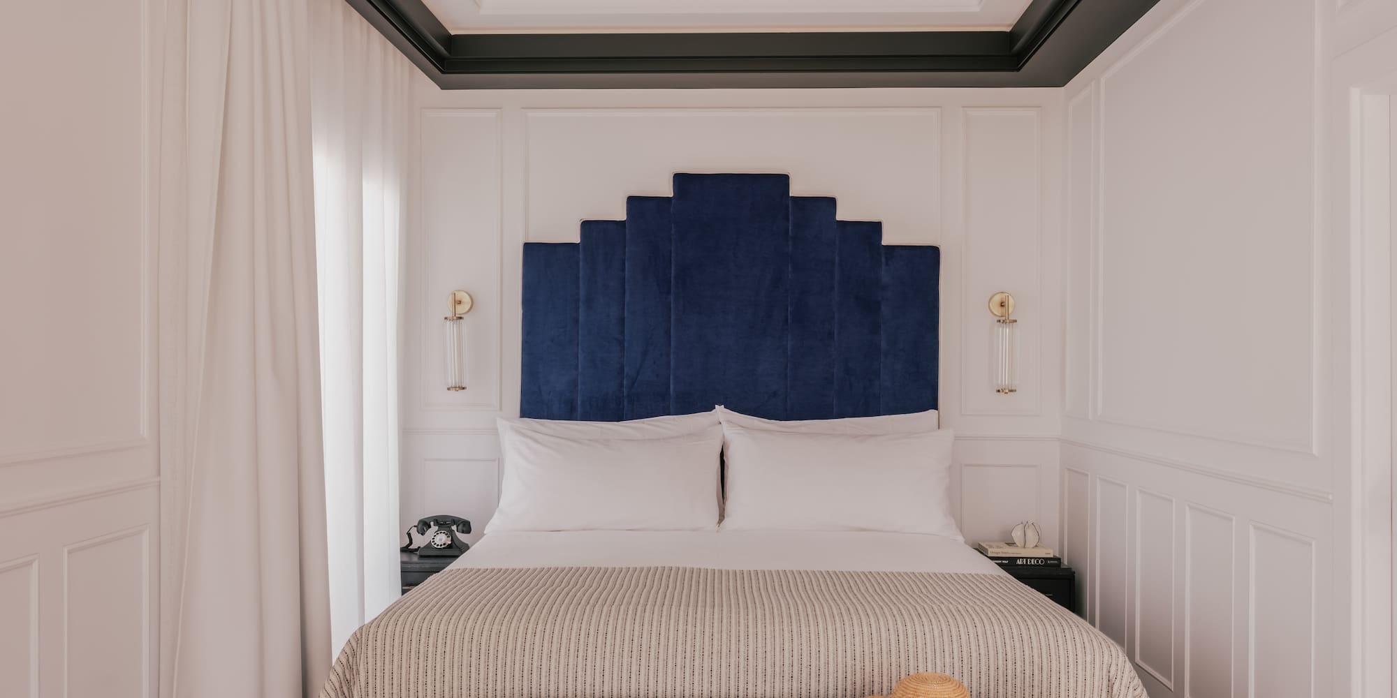 a room with a bed and a couch