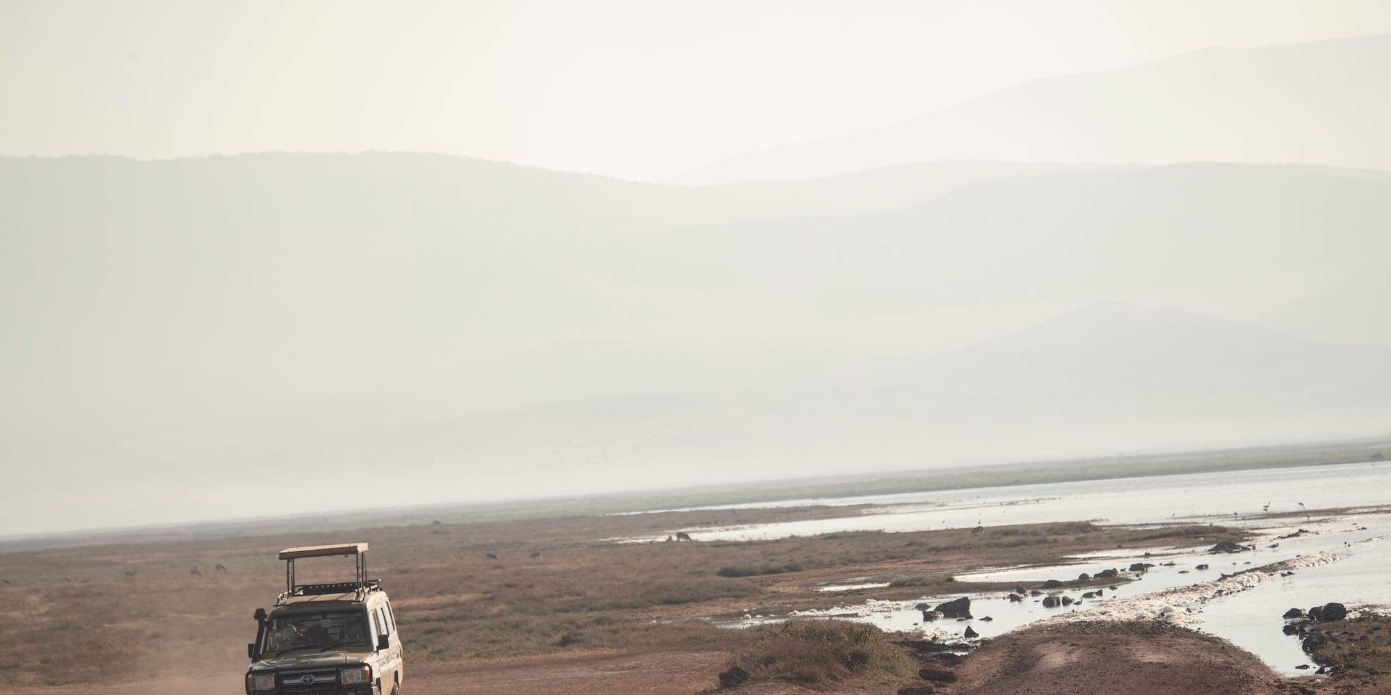 a car on a dirt road
