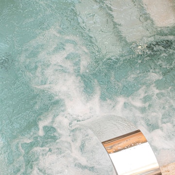 a close up of a hot tub