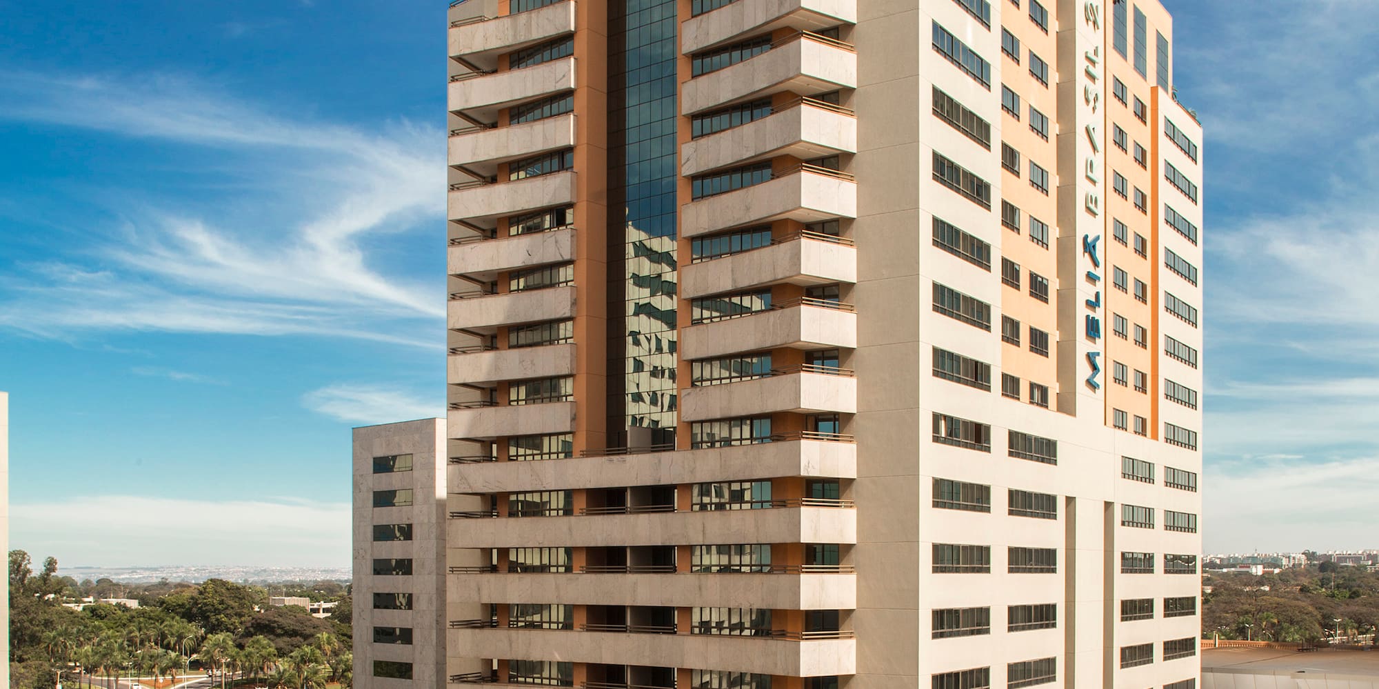 a tall building with many windows