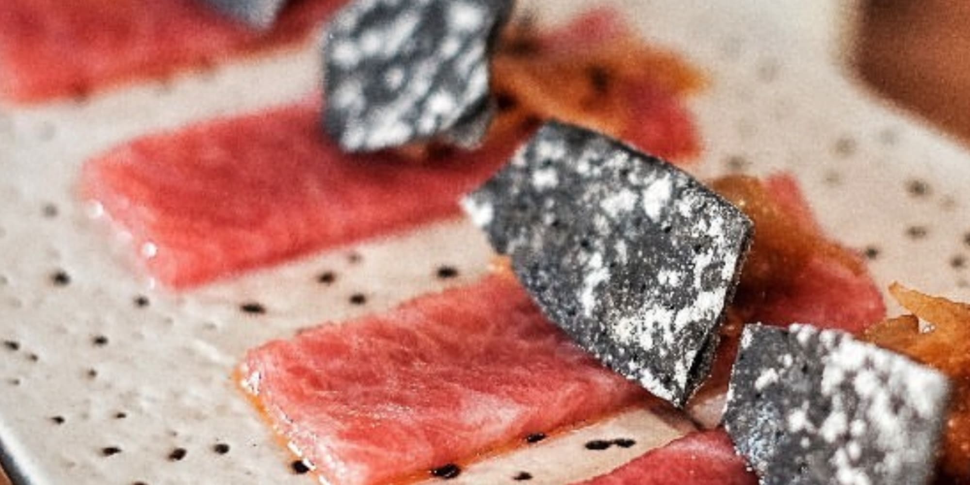 a plate of meat on a table