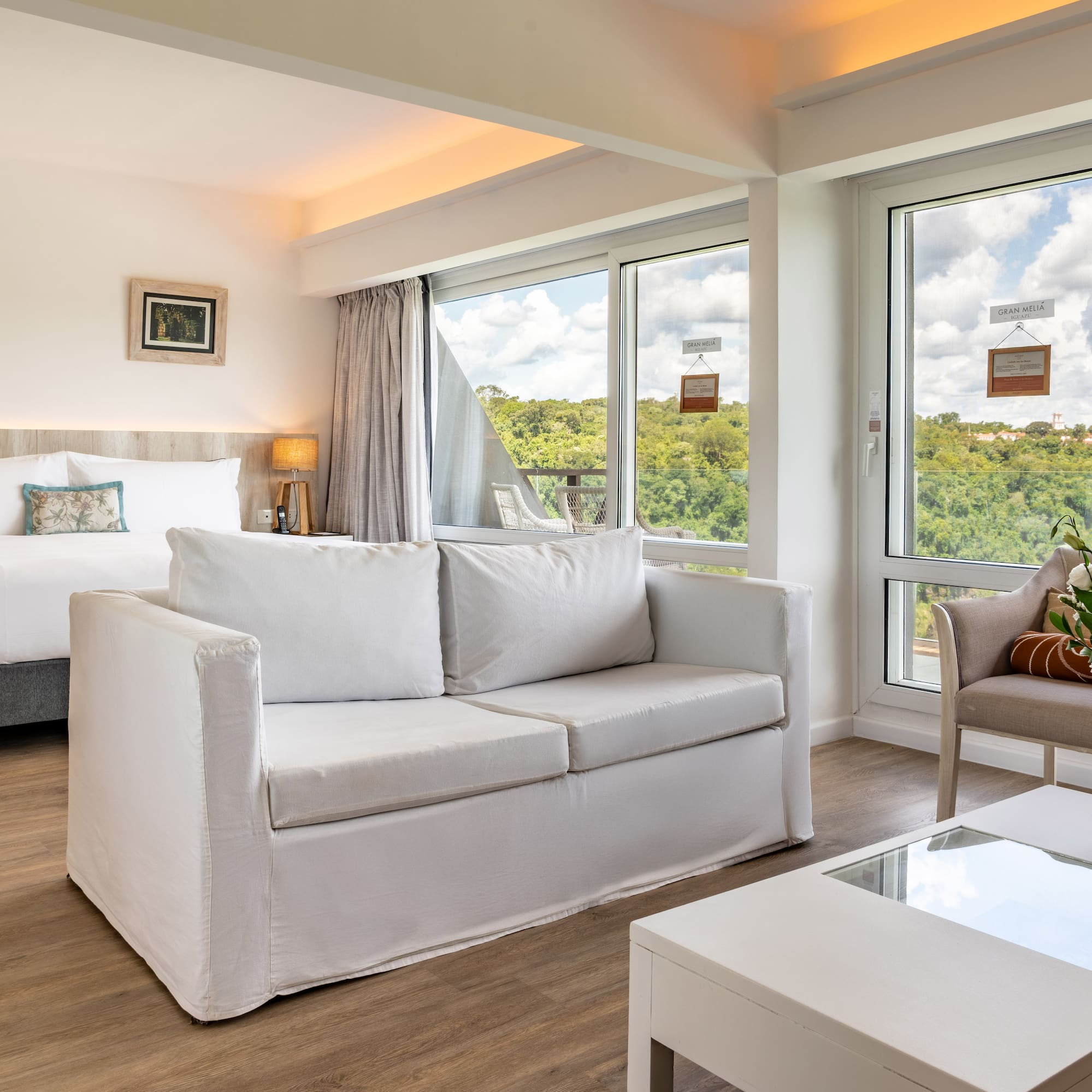 a room with a couch and a table