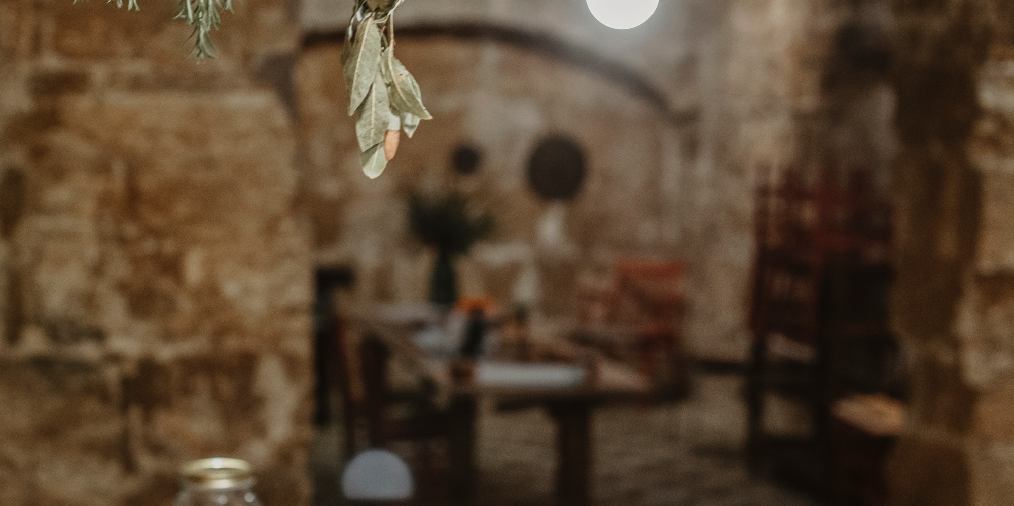 a table with food on it