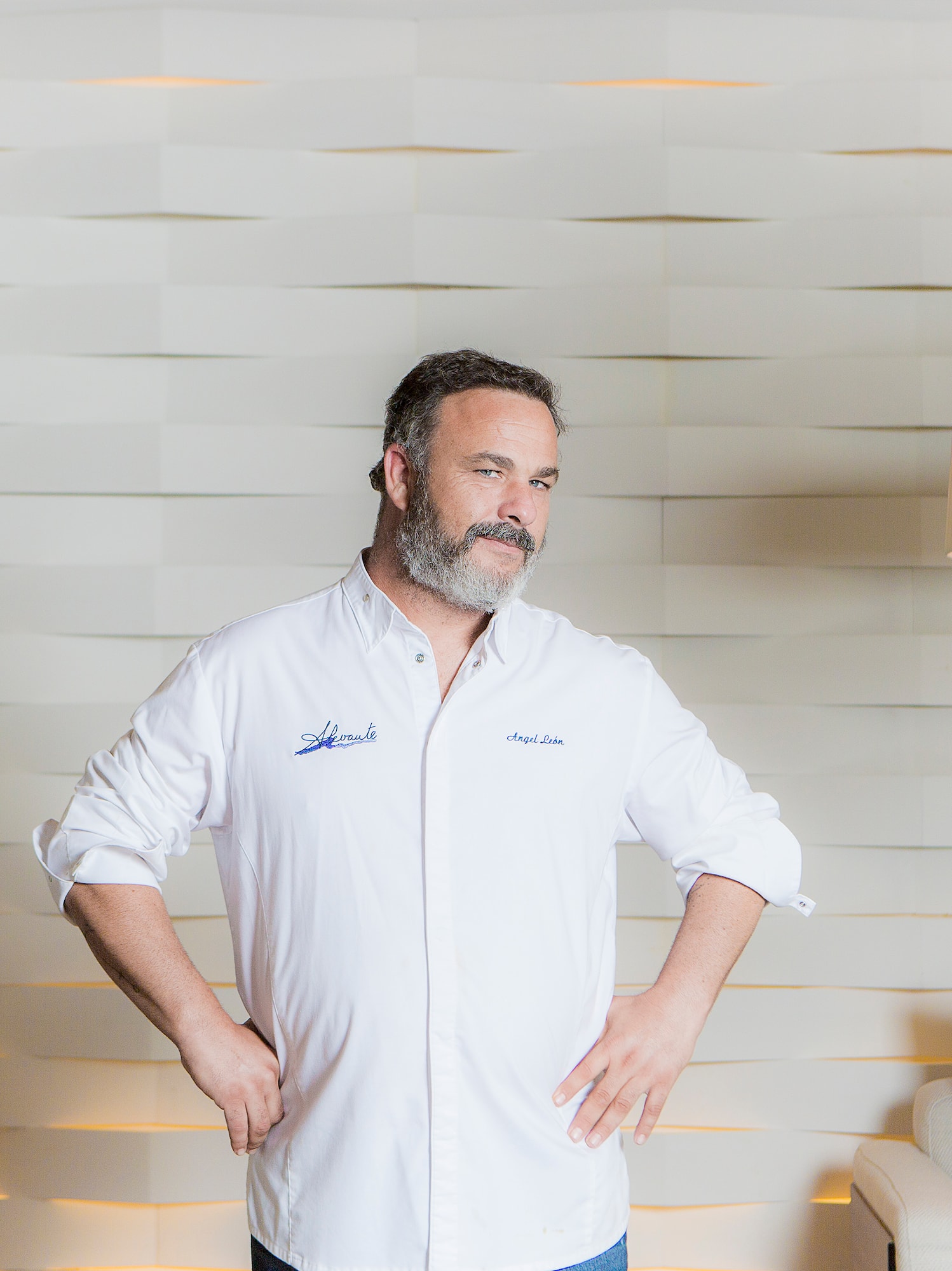 a man standing in a room