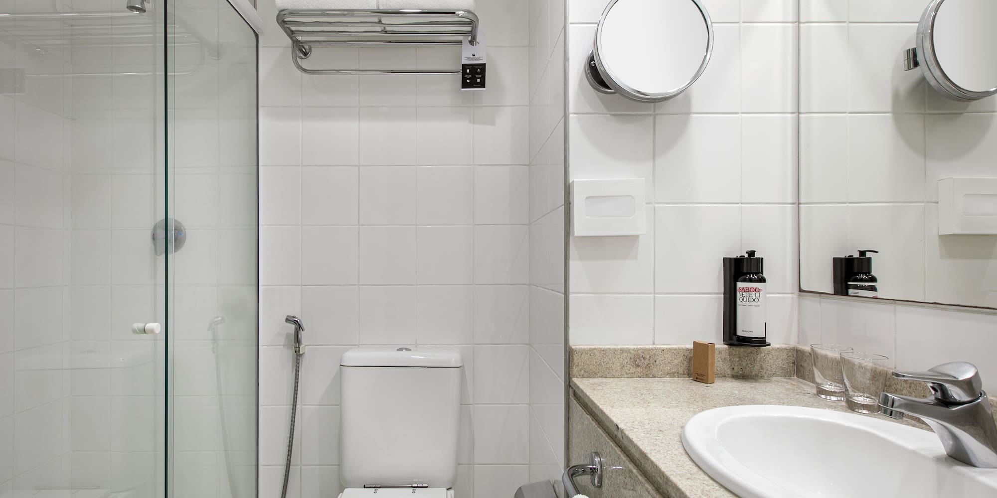 a bathroom with a sink and toilet