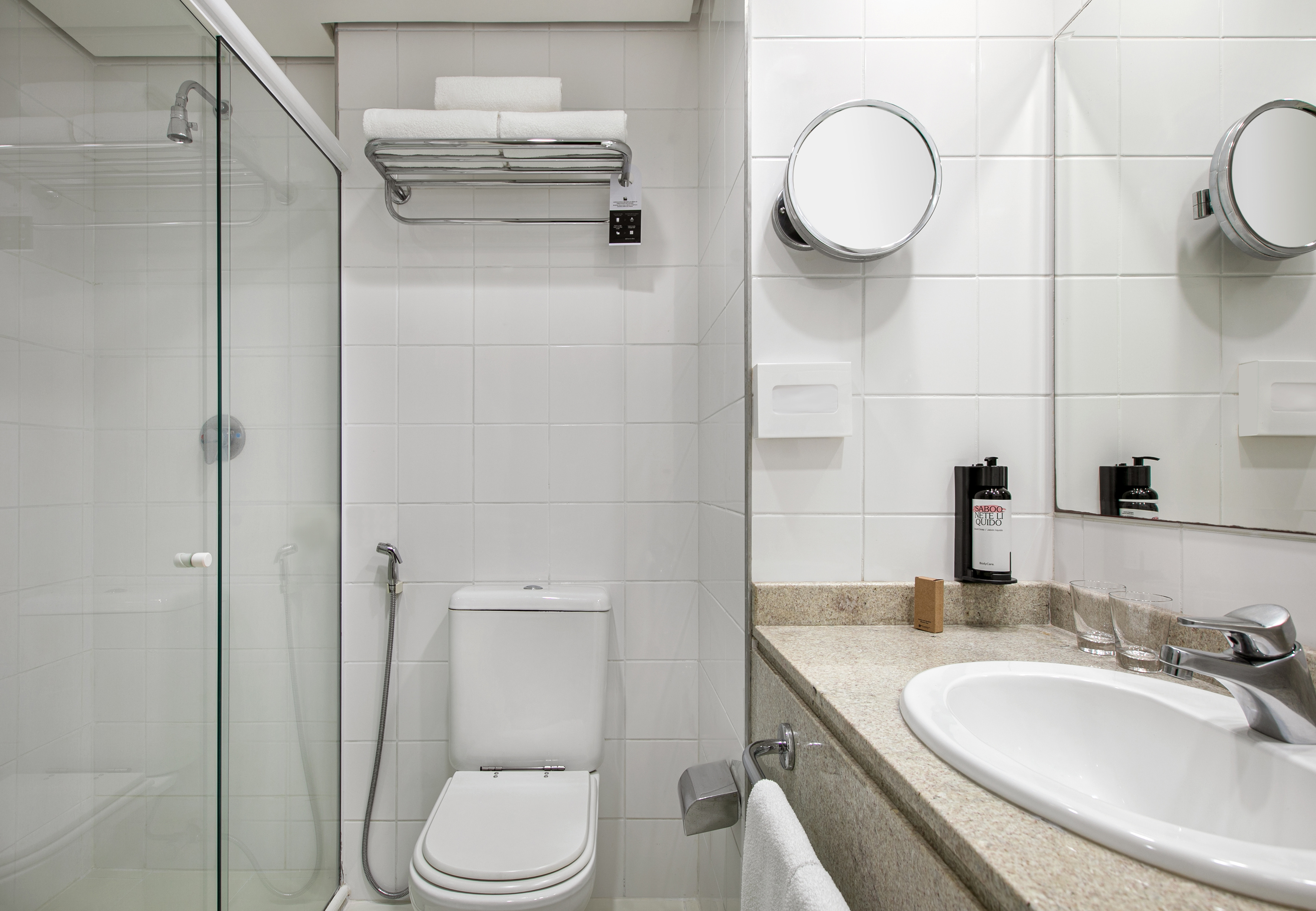 a bathroom with a sink and toilet