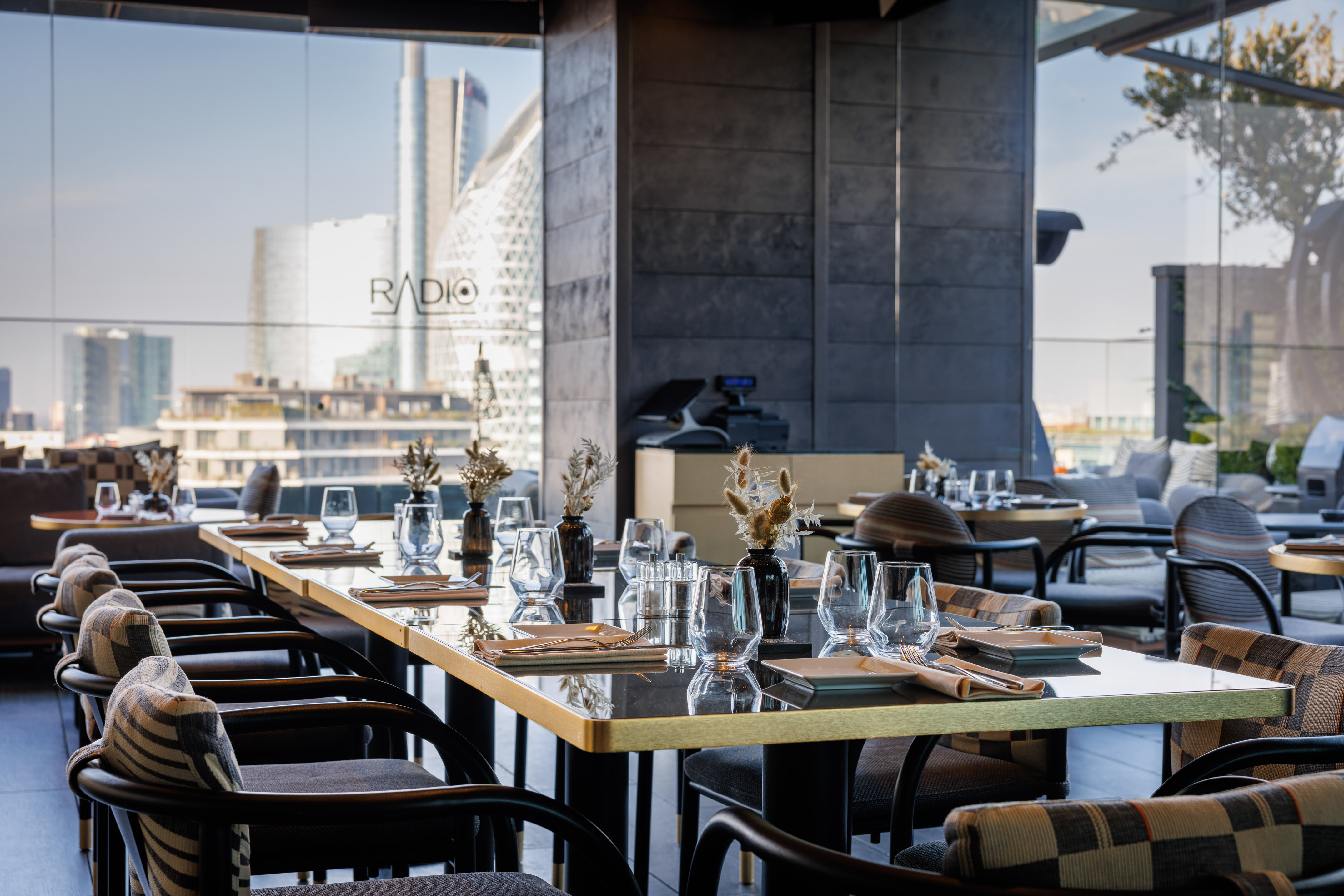 a table set for a dinner party