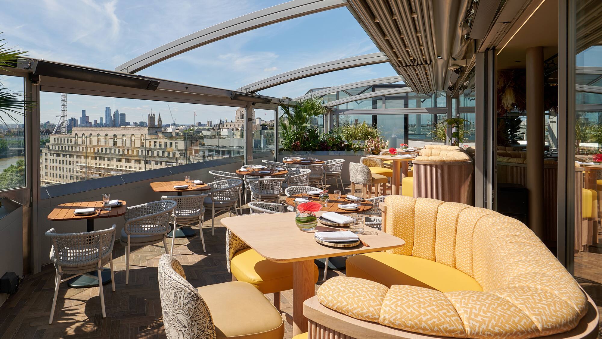a restaurant with tables and chairs