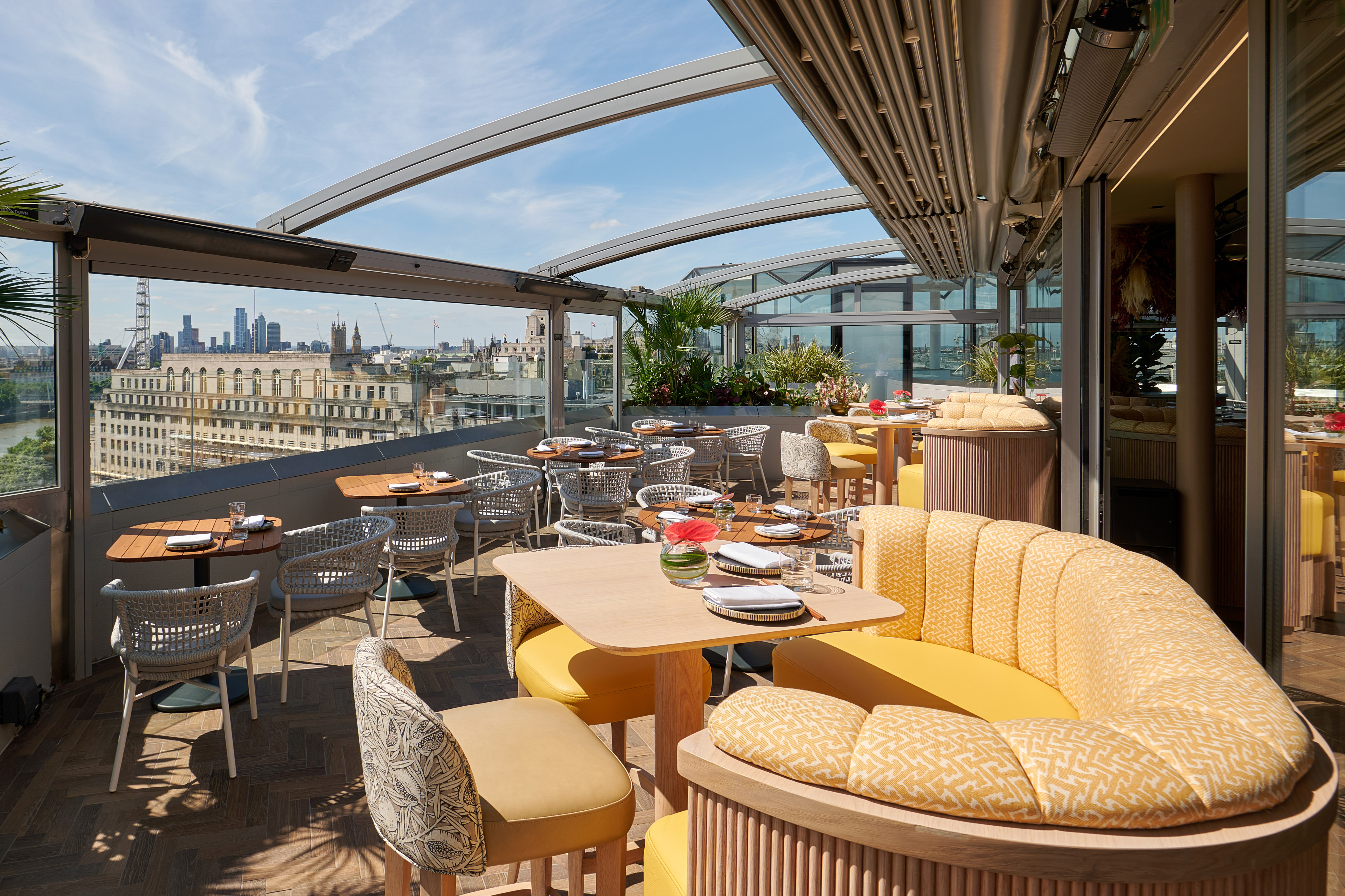a restaurant with tables and chairs