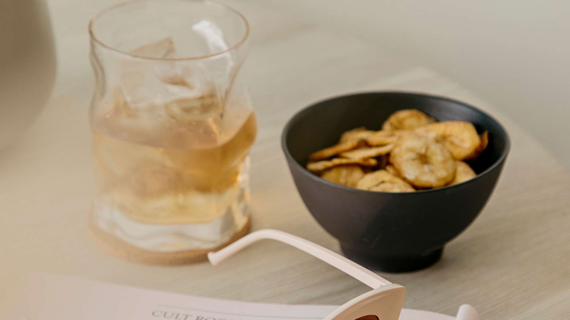 a bowl of chips and a bowl of chips on a table