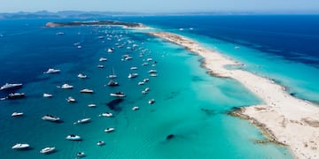 a group of boats in the water