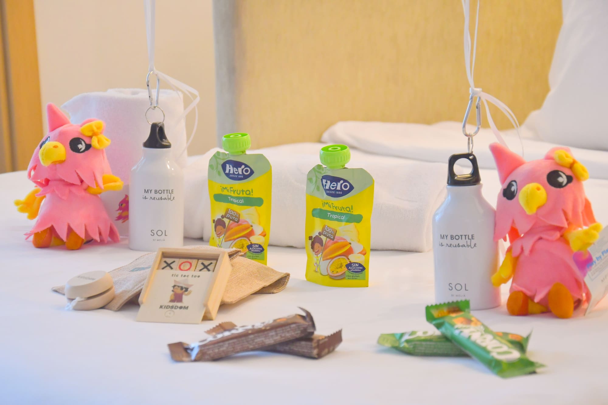 a group of objects on a table