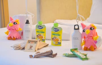 a group of objects on a table