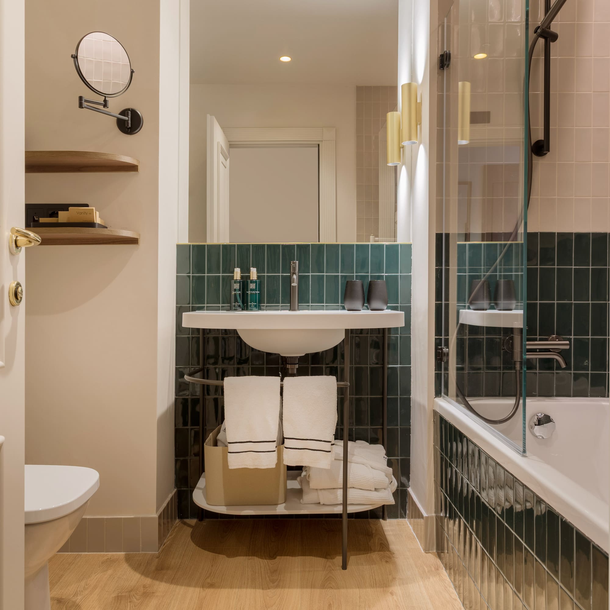 a bathroom with a sink and bathtub