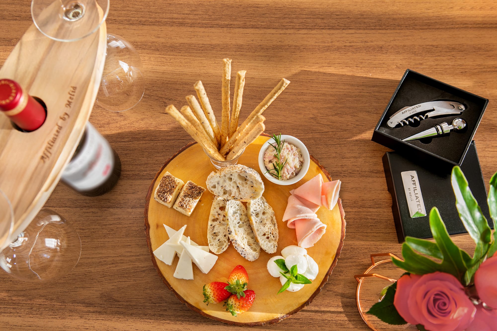 a plate of food on a table