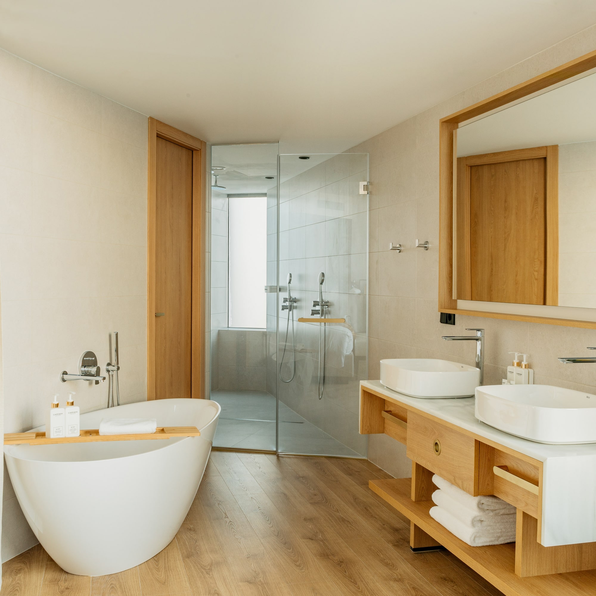 a room with a tv and a couch