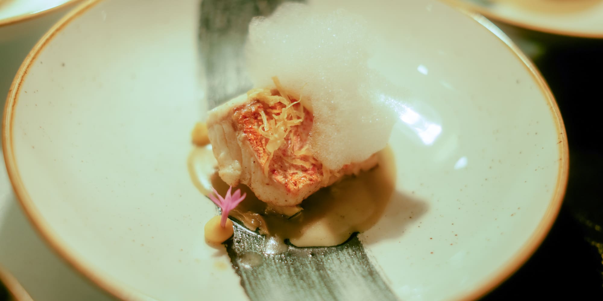 a plate of food on a table