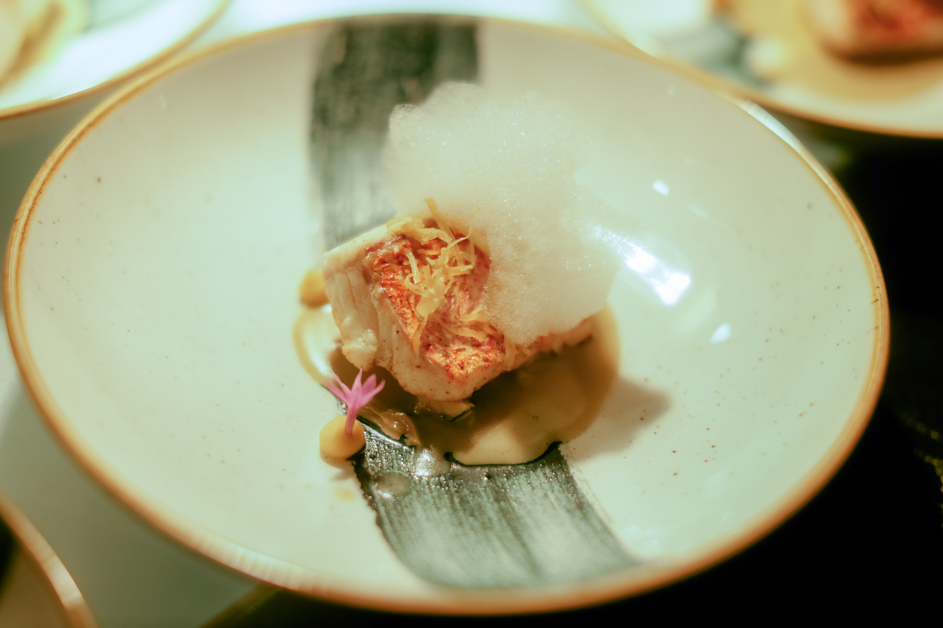 a plate of food on a table