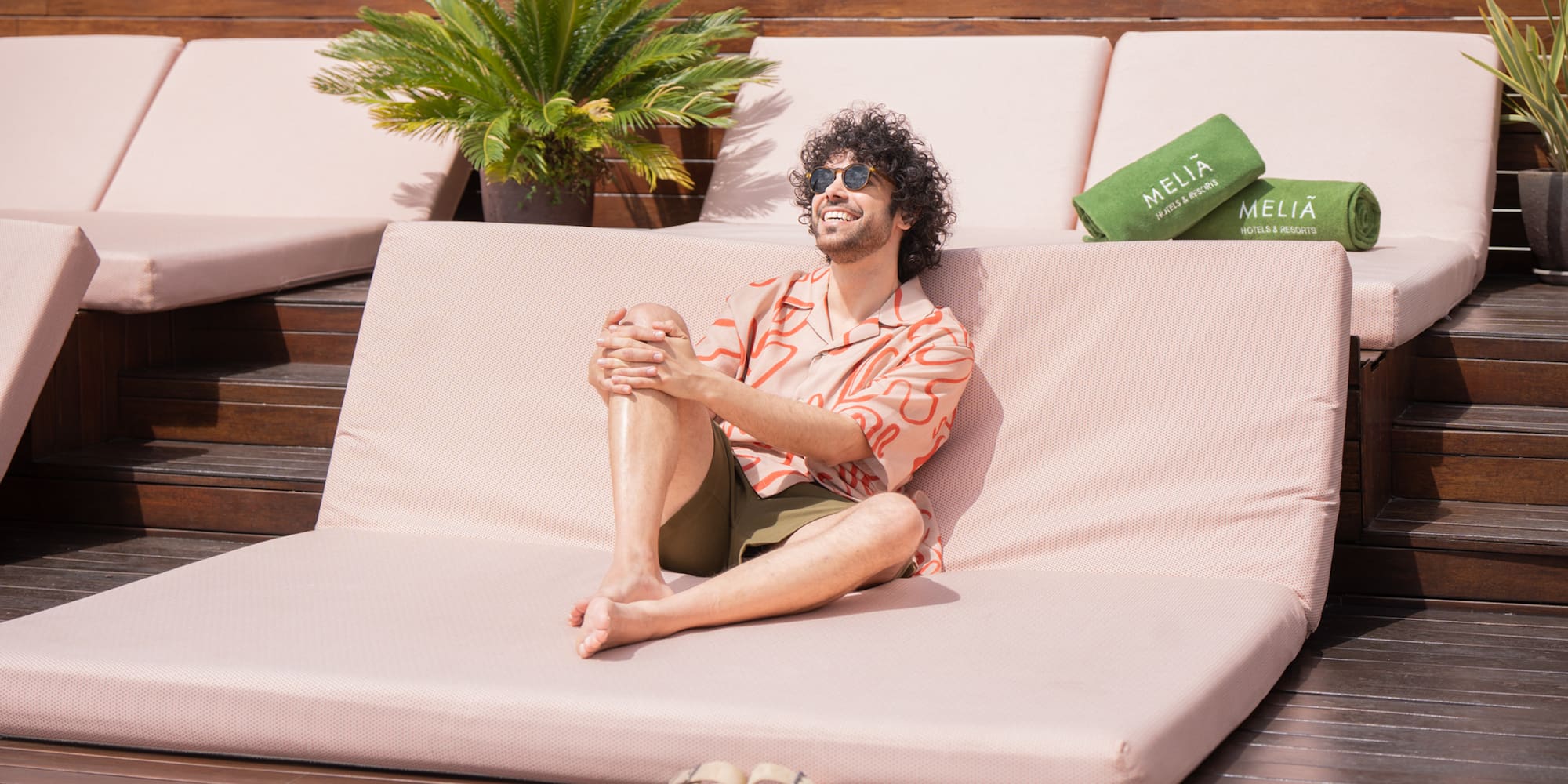 a man sitting on a couch