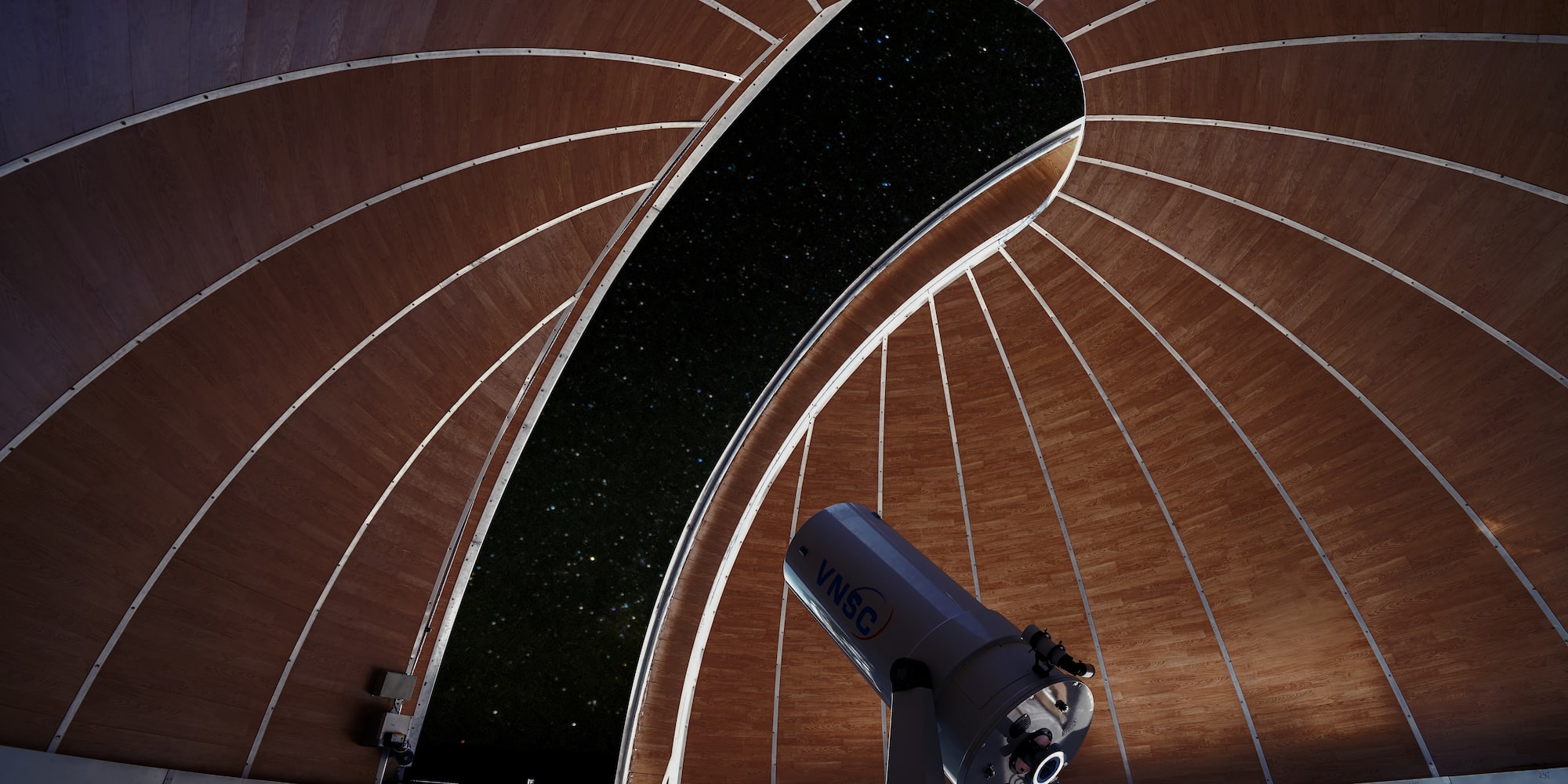 a telescope in a dome