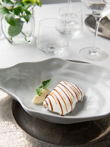 a dessert on a plate