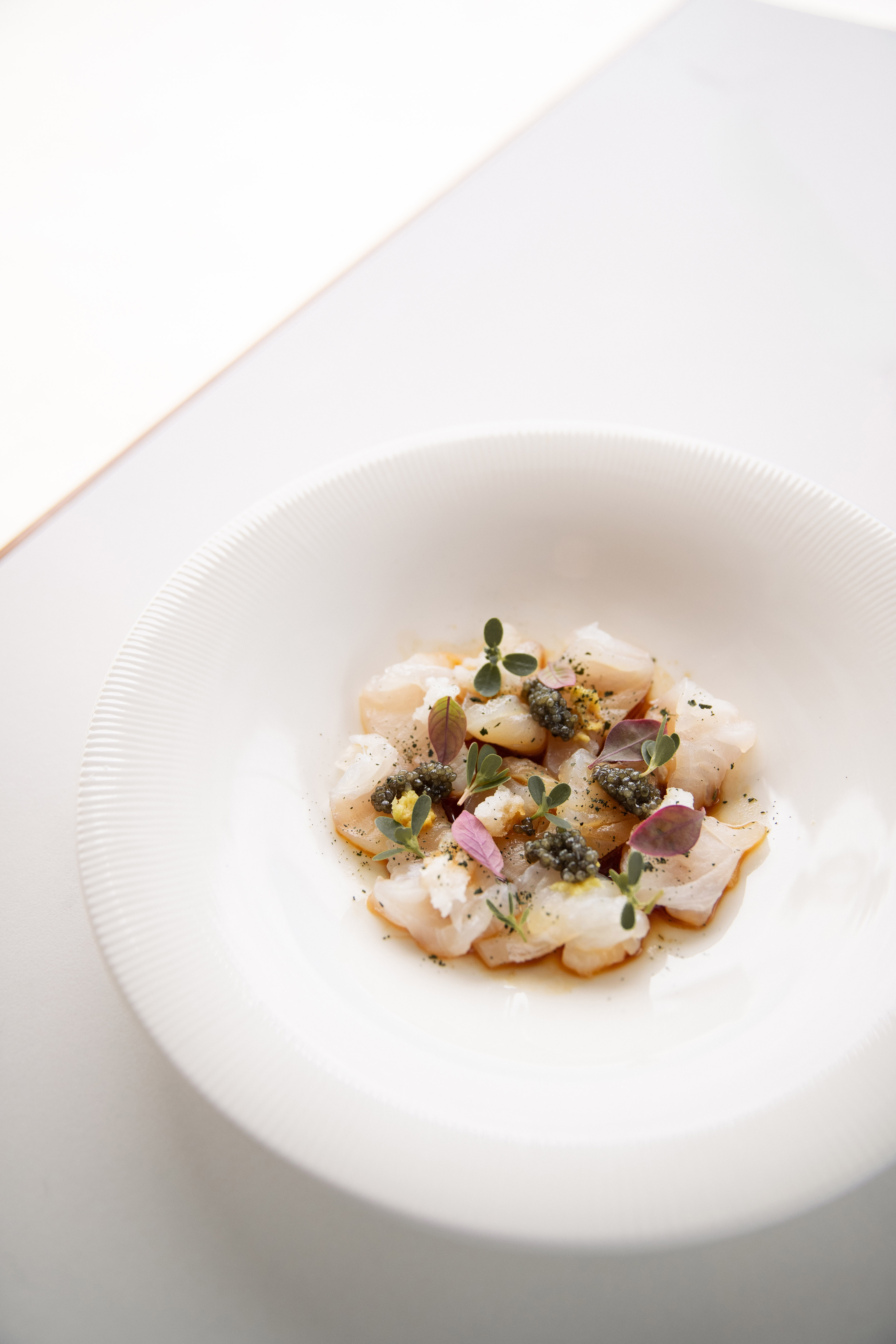 a plate of food on a table