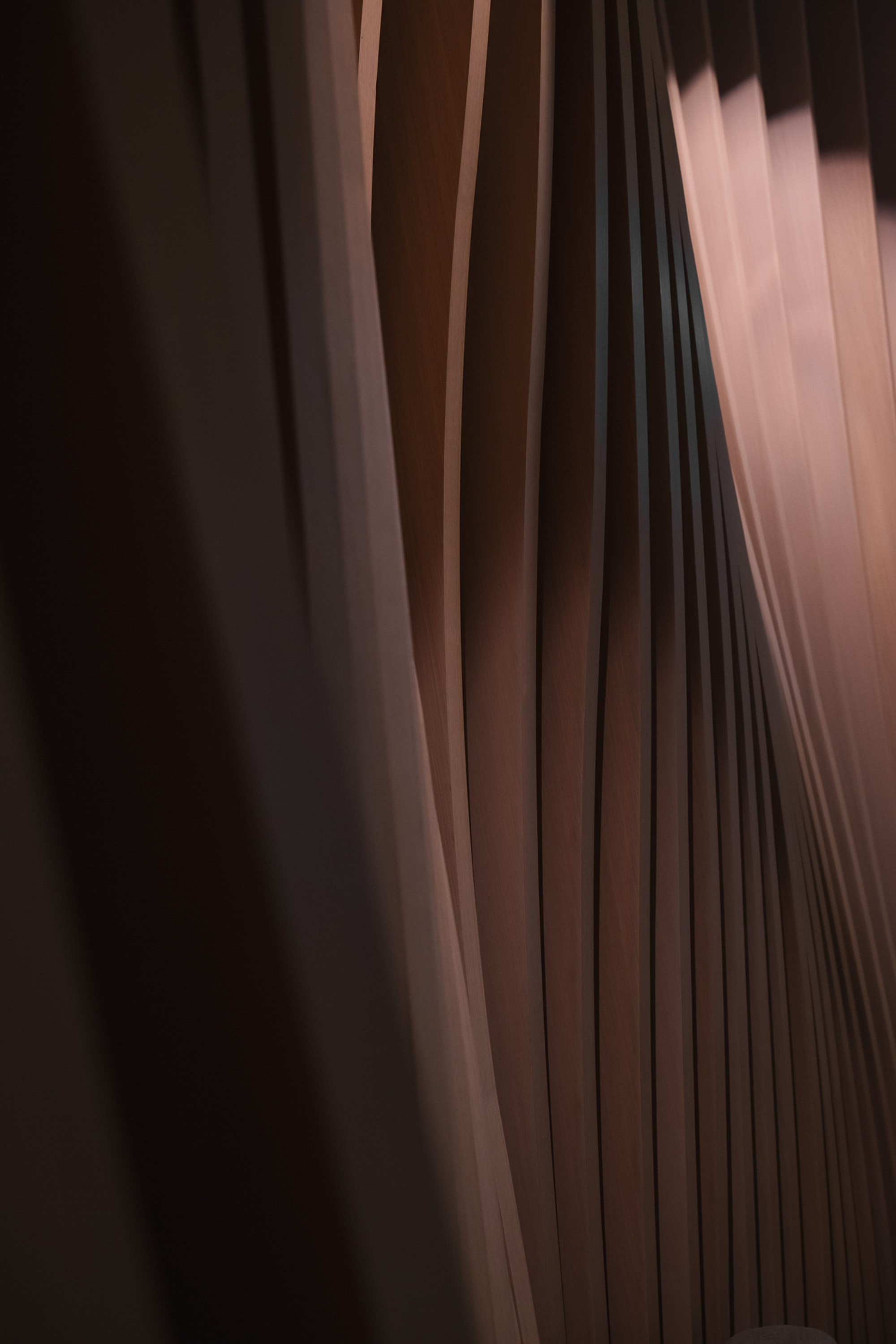 a close up of a curtain