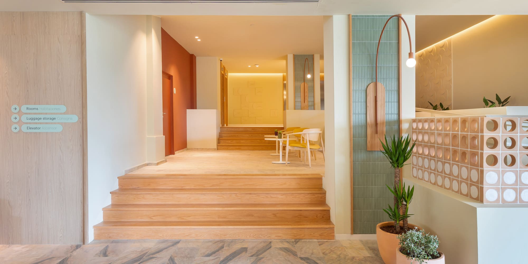 a staircase in a house