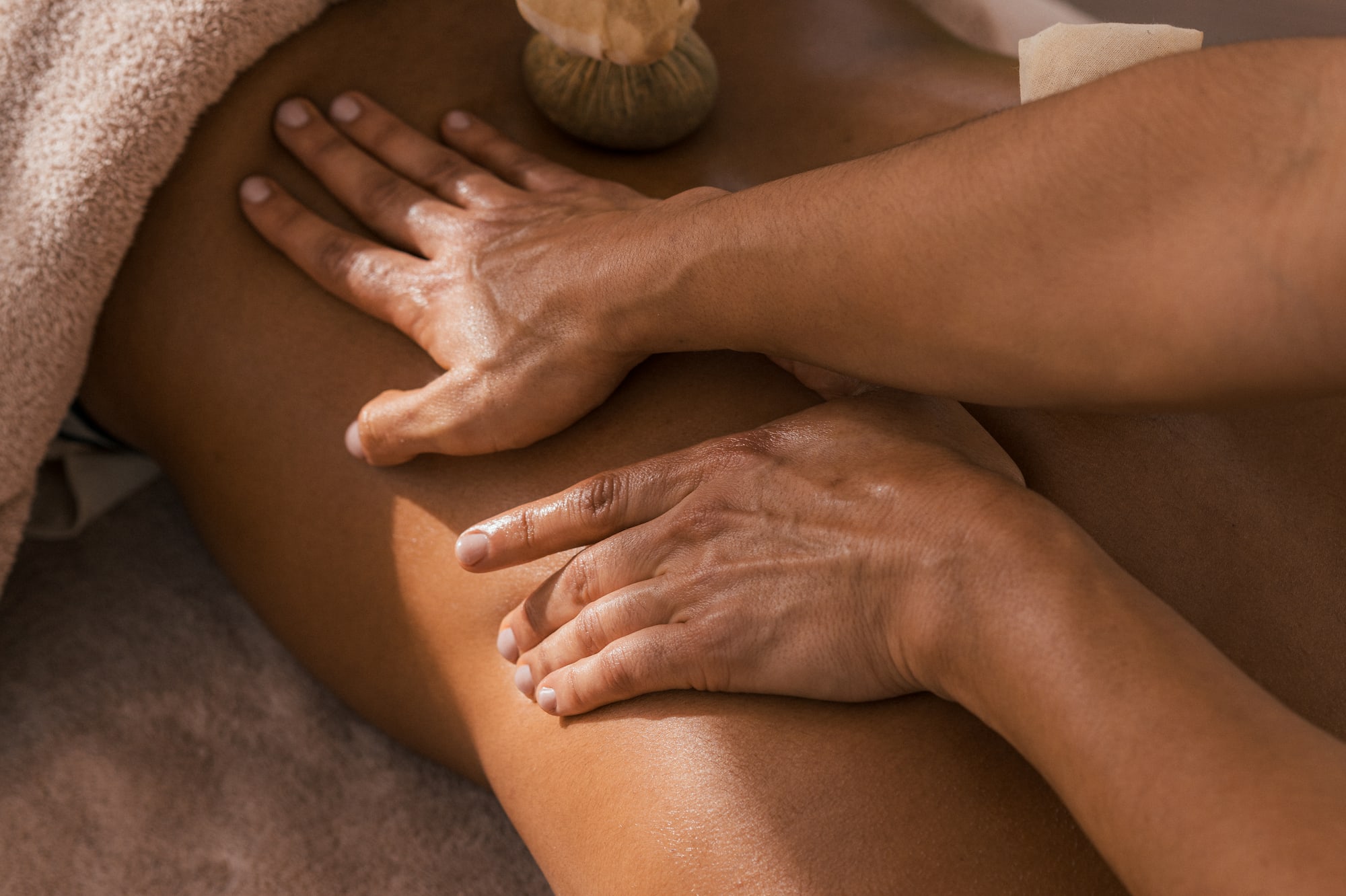 a person getting a massage