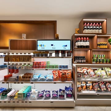 a store with shelves of food and drinks