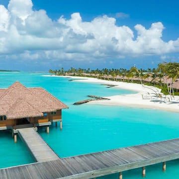 a building on a beach