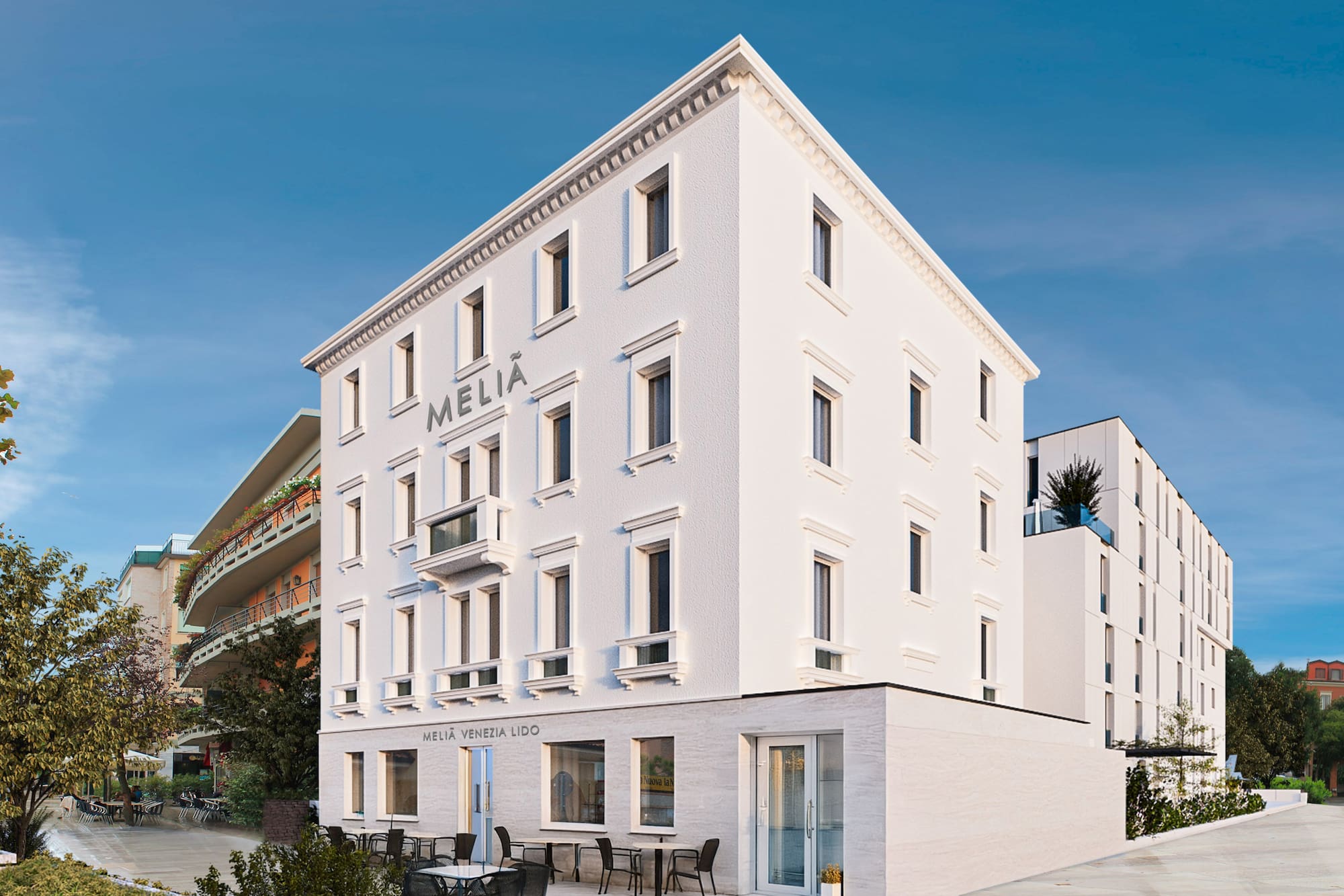 Rockingham Meeting House with a table and chairs.