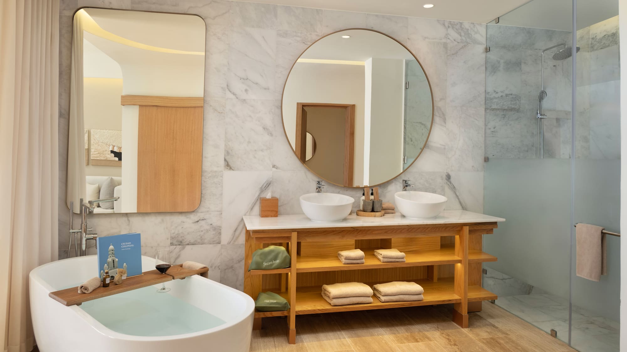 a bathroom with a sink and a tub