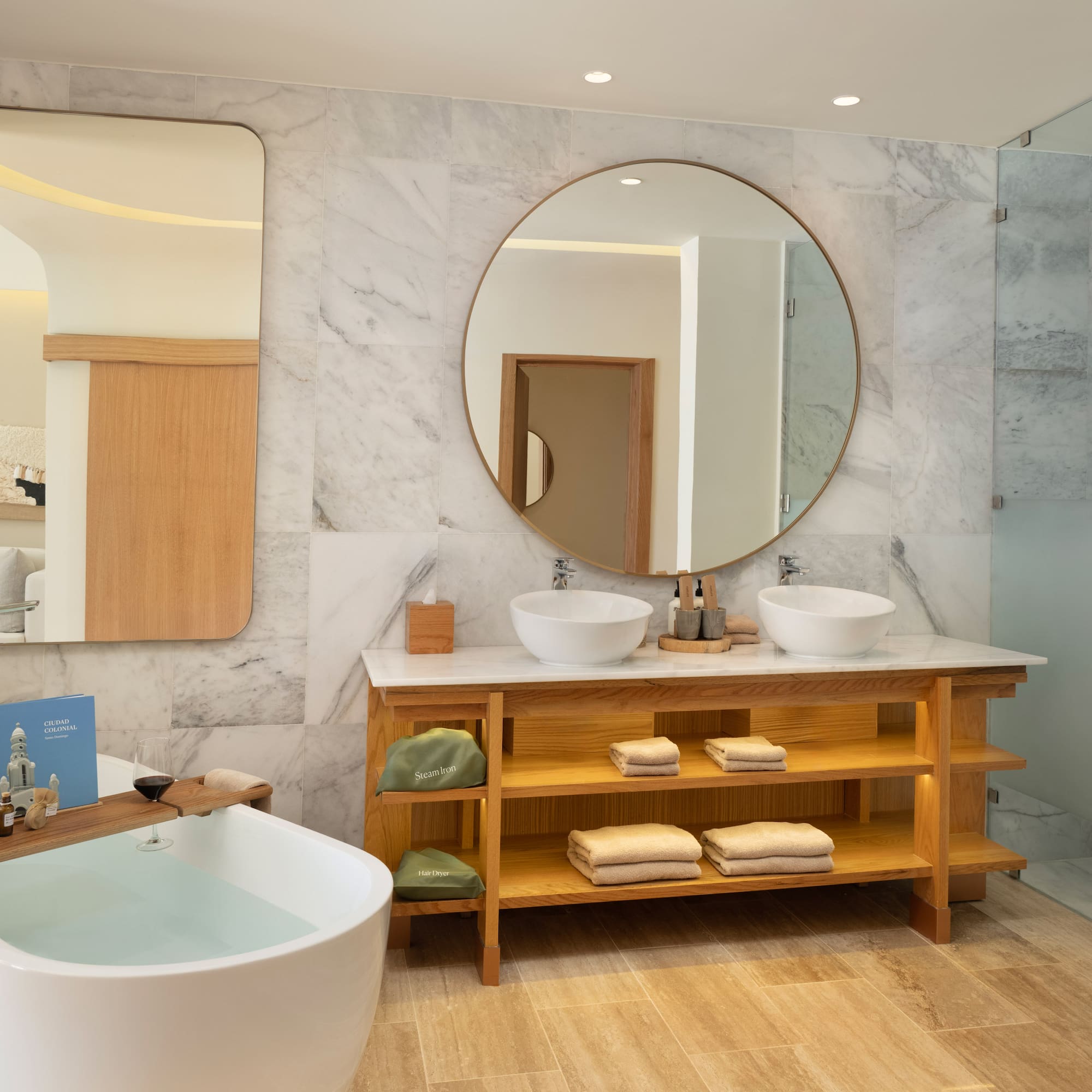 a bathroom with a sink and a tub