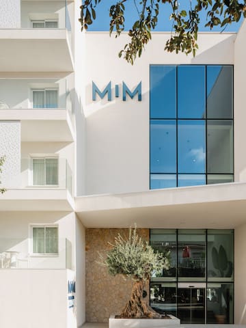 a building with glass windows