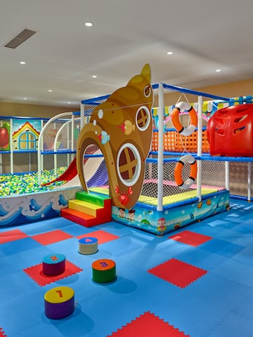 a large indoor play area