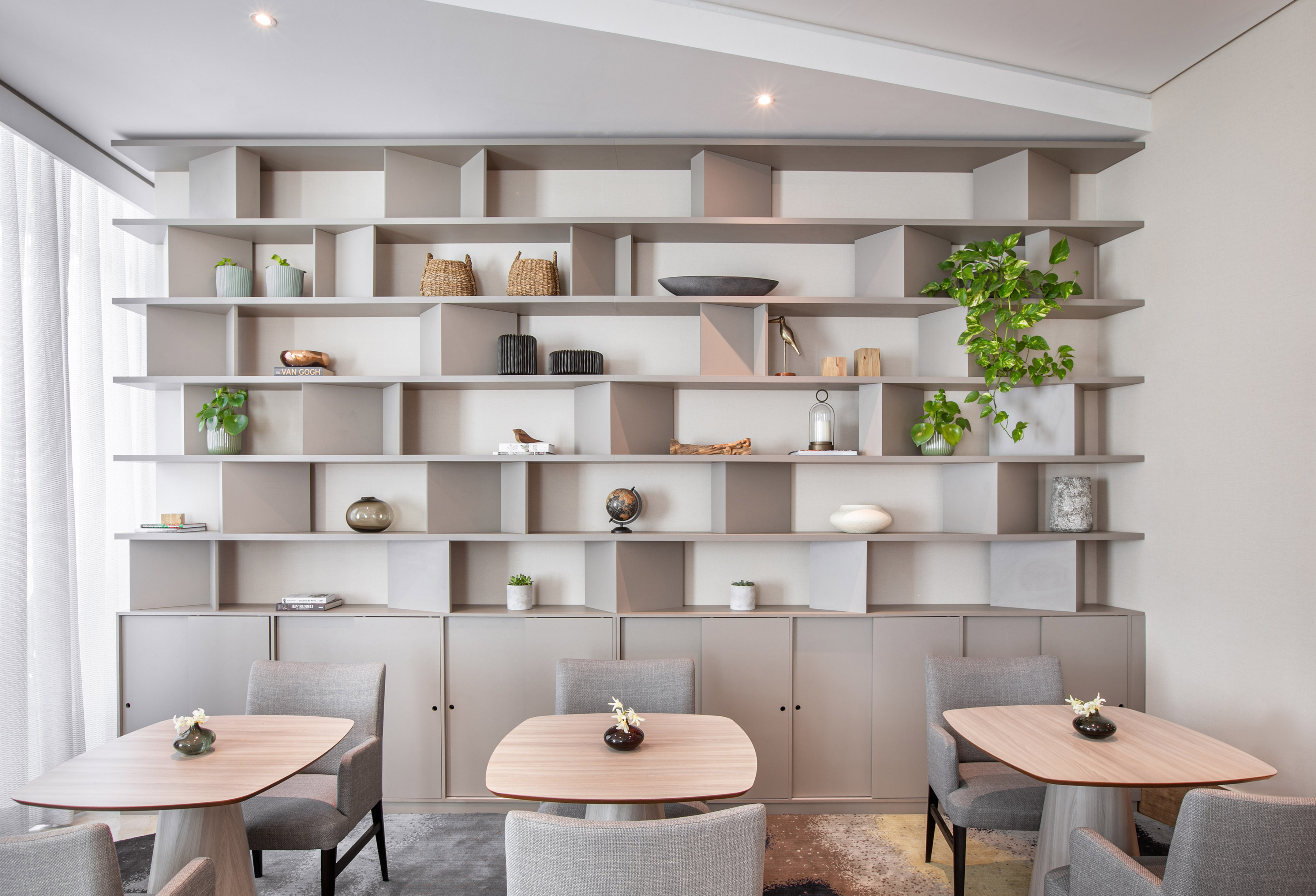 a table with different food items