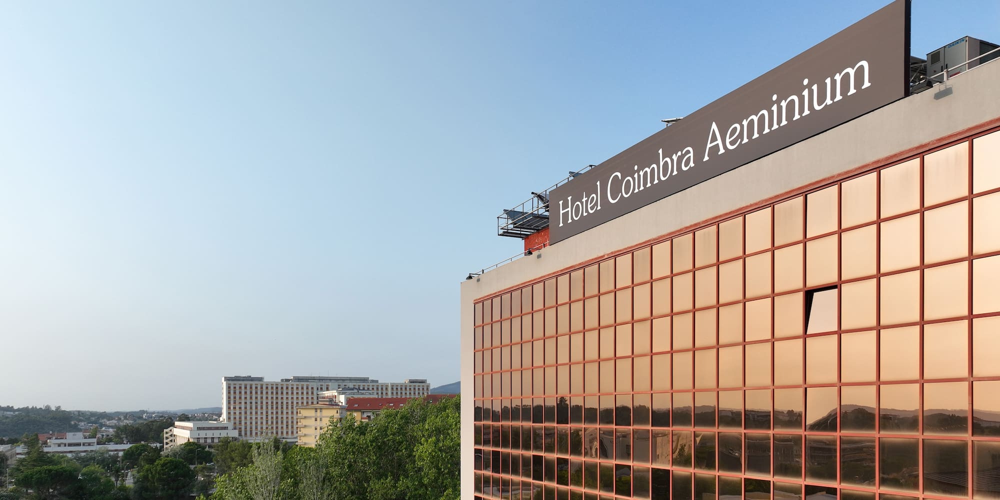 a building with a sign on it