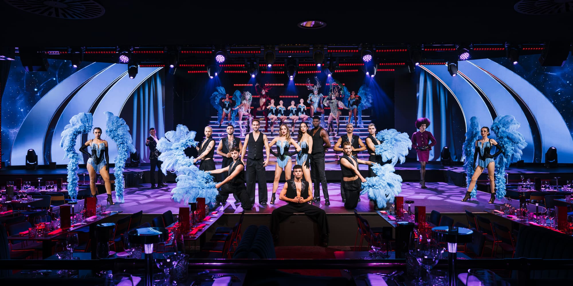 a group of people on a stage