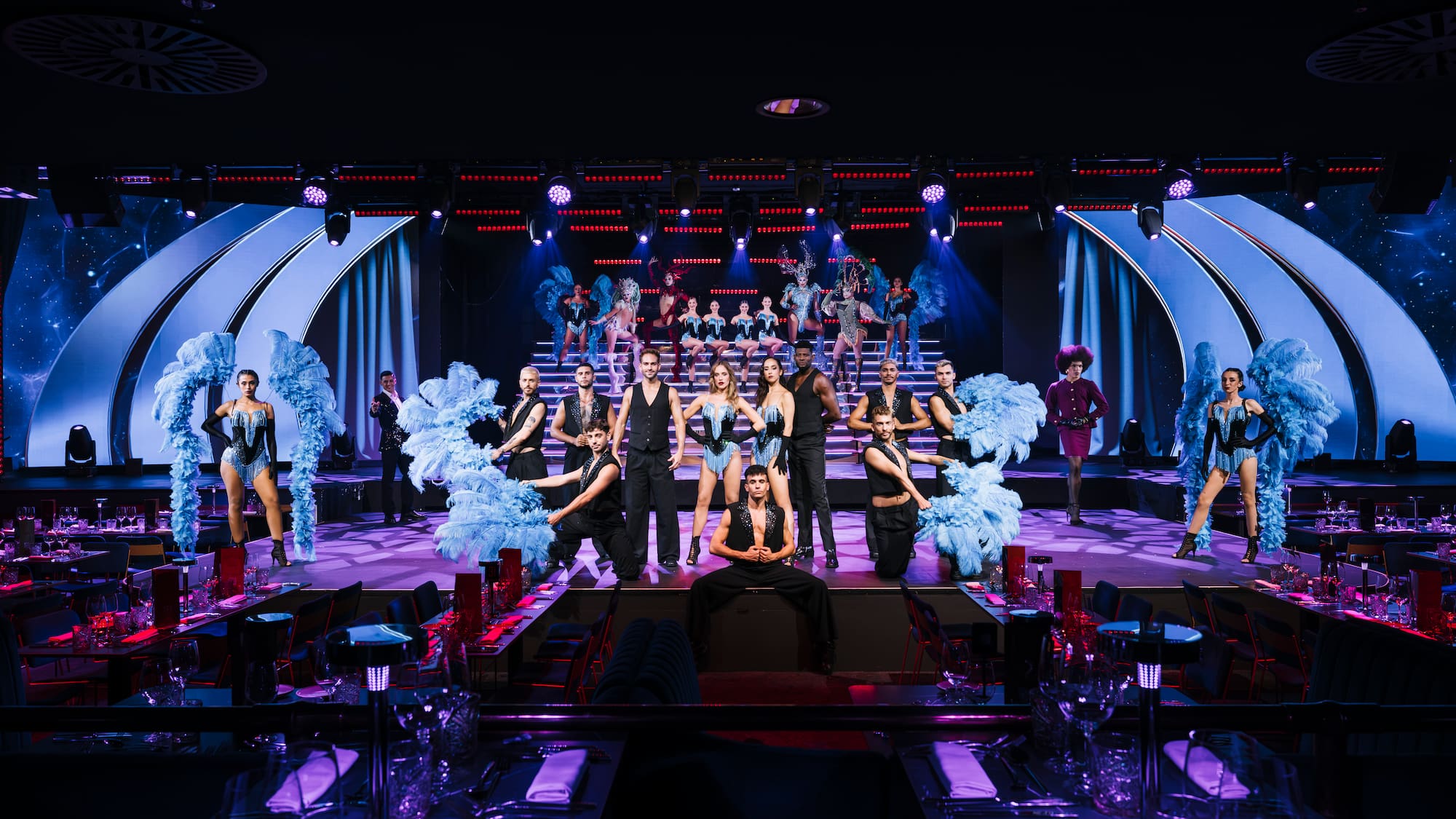 a group of people on a stage