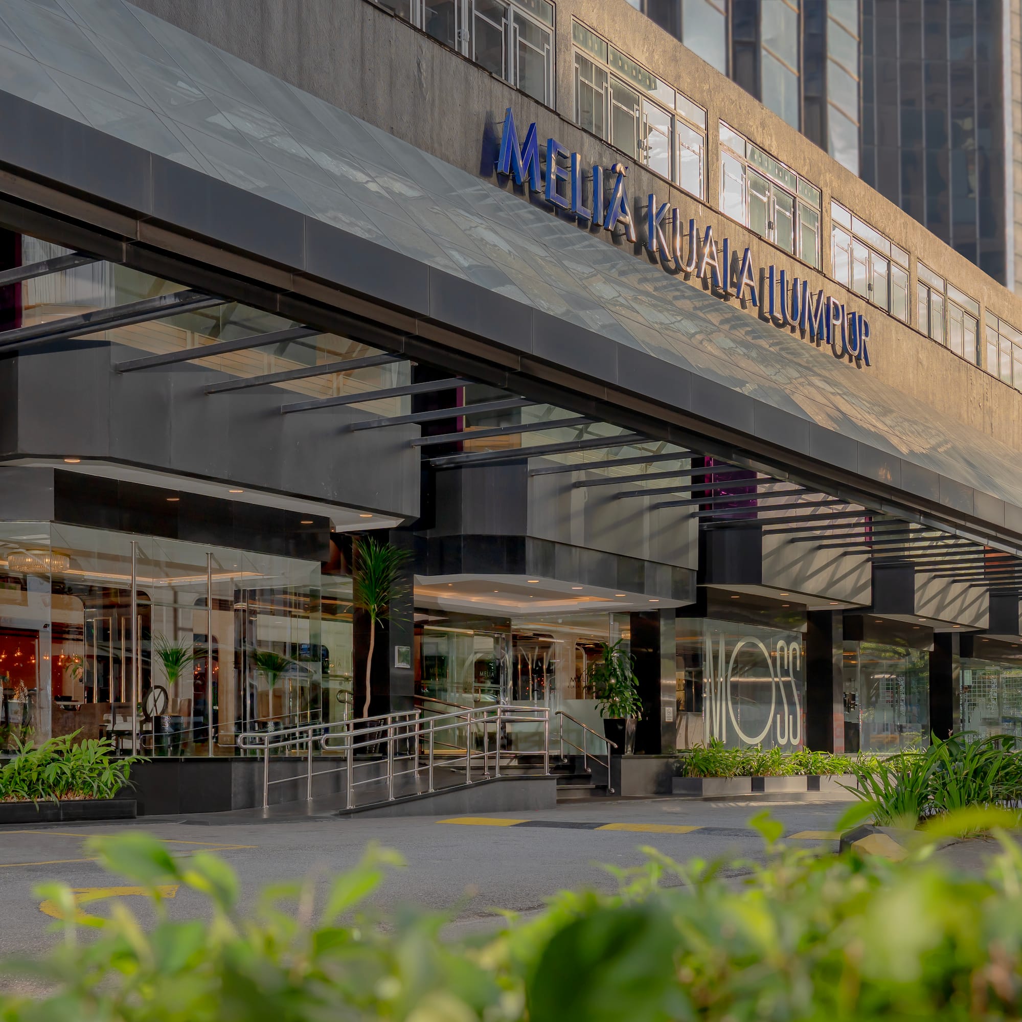 a building with a sign on the front