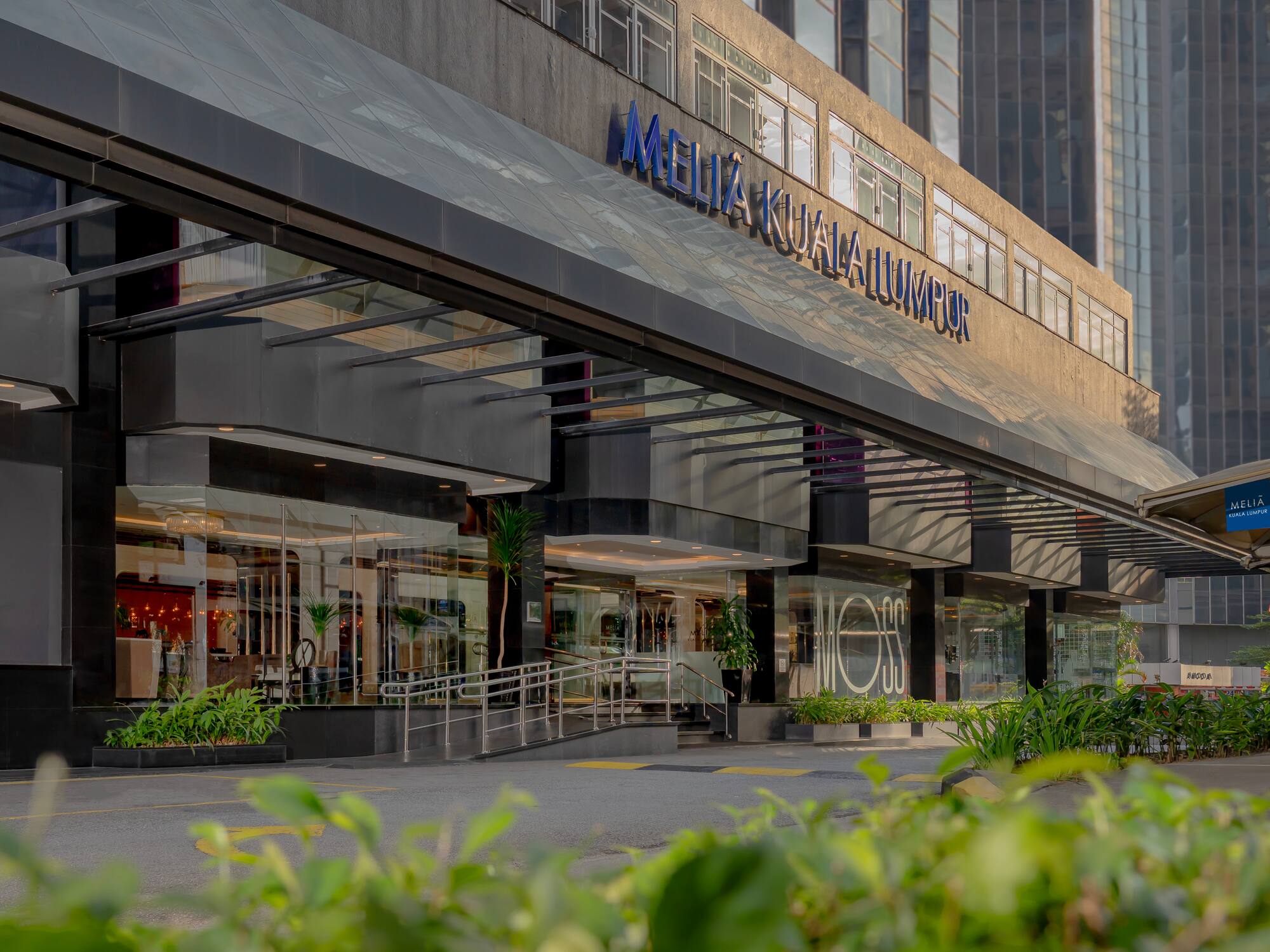 a building with a sign on the front