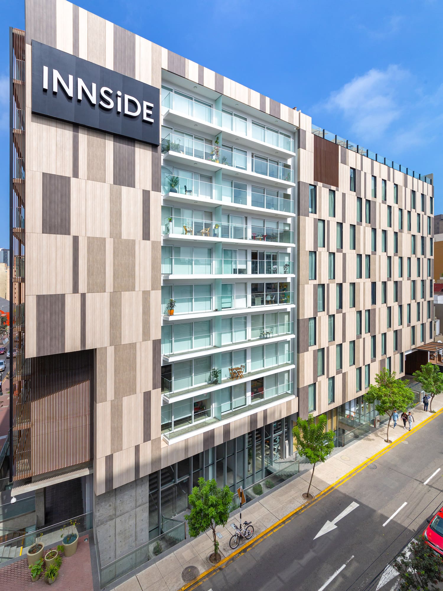 a building with a sign on the front