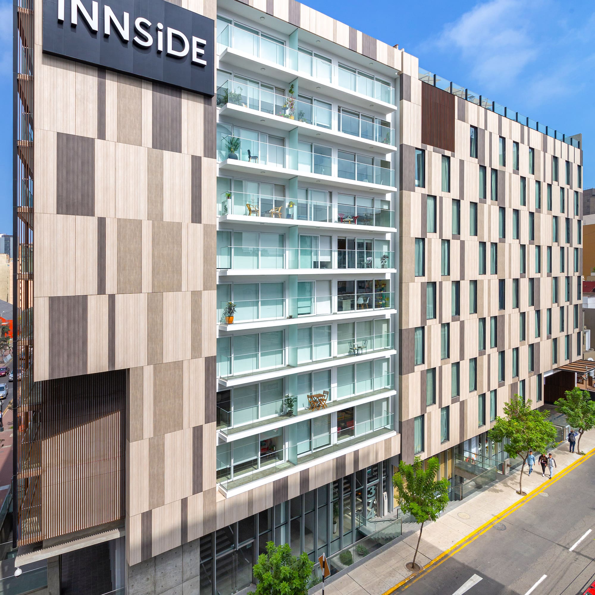 a building with a sign on the front