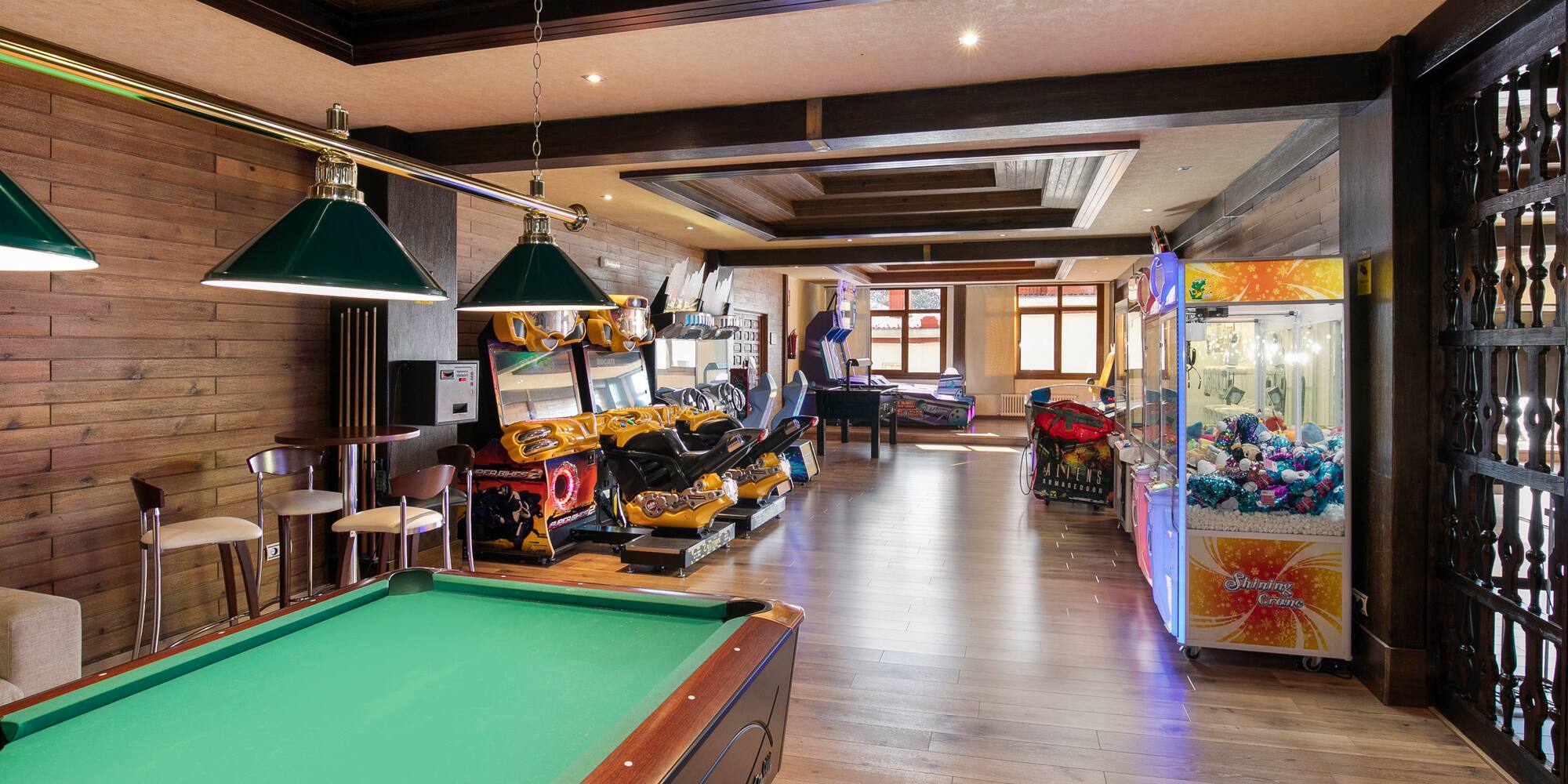 a room with arcade games and arcade machines