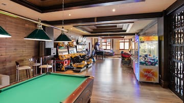 a room with arcade games and arcade machines