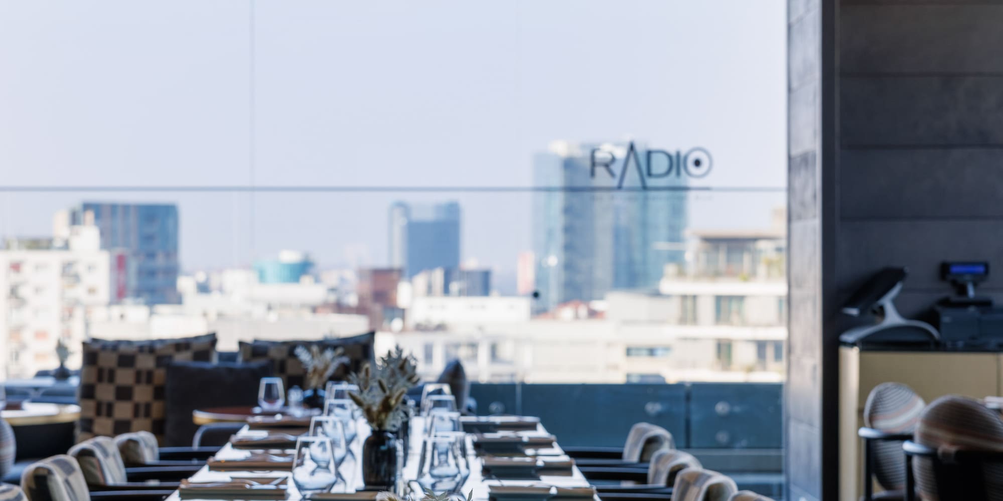 a restaurant with tables and chairs