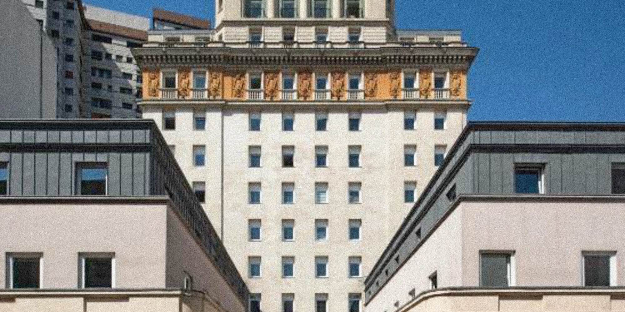 a building with a roof